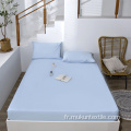 Couverture protectrice de matelas bébé imperméable coloré en gros